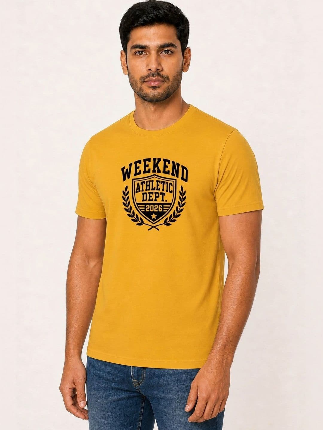 Moda Rapido Men Typography Printed T-shirt thumbnail 2