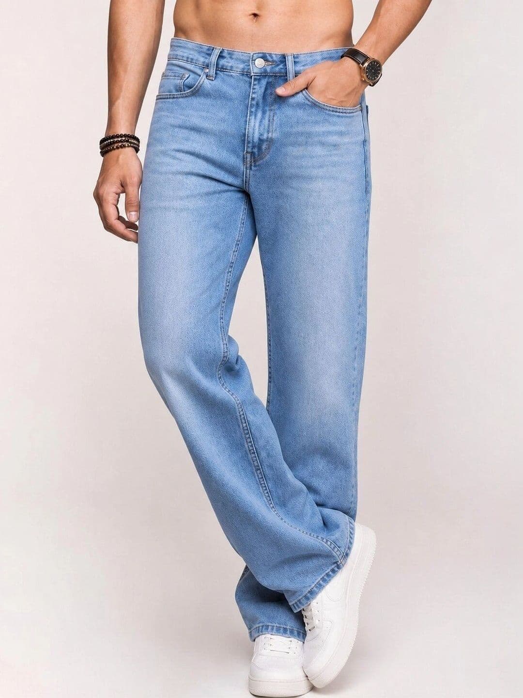 Roadster Men Jean Straight Fit Mid-Rise Stretchable Jeans thumbnail 6