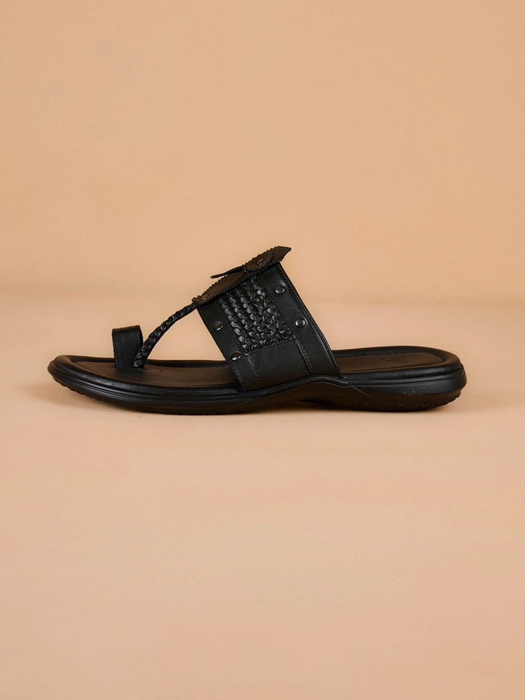 Tasva Men Leather Fisherman Sandals thumbnail 3