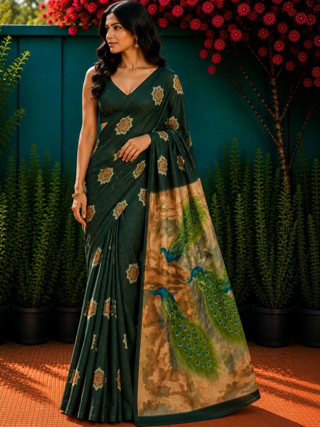 DIVASTRI Art Silk Designer Saree - view 1