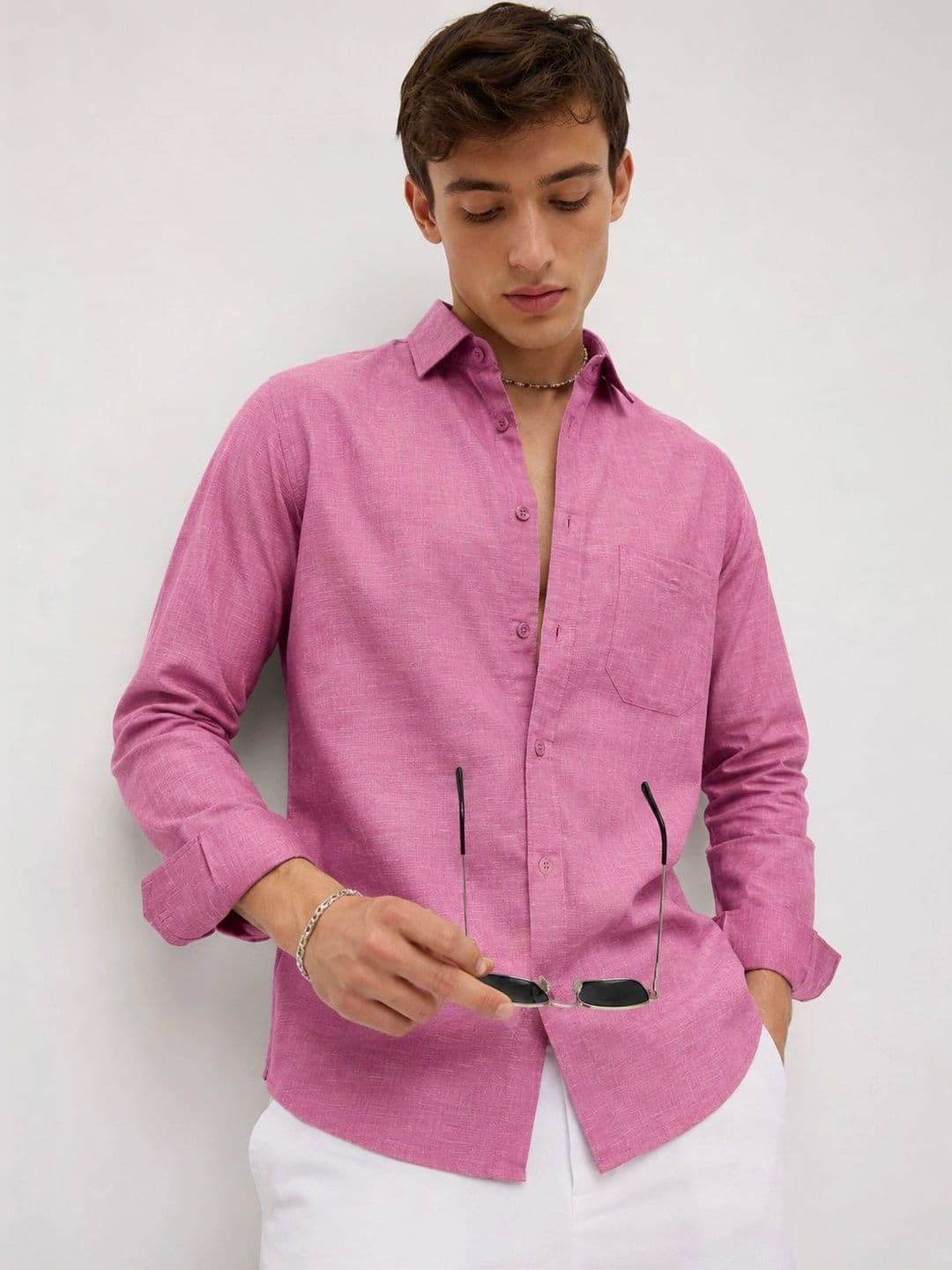 HERE&NOW Men Standard Casual Shirt thumbnail 4