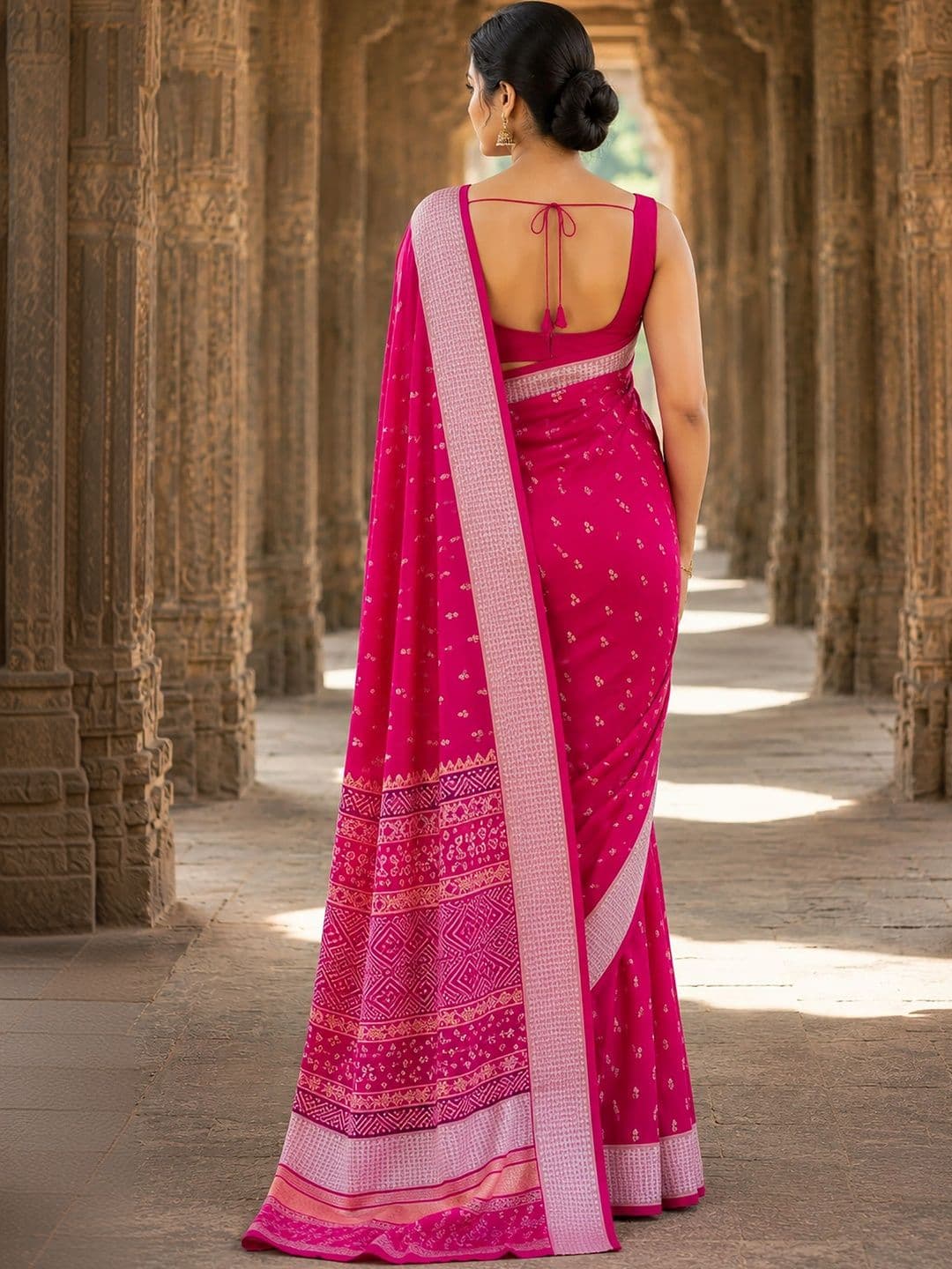 Mitera Woven Design Zari Silk Blend Designer Banarasi Saree thumbnail 2
