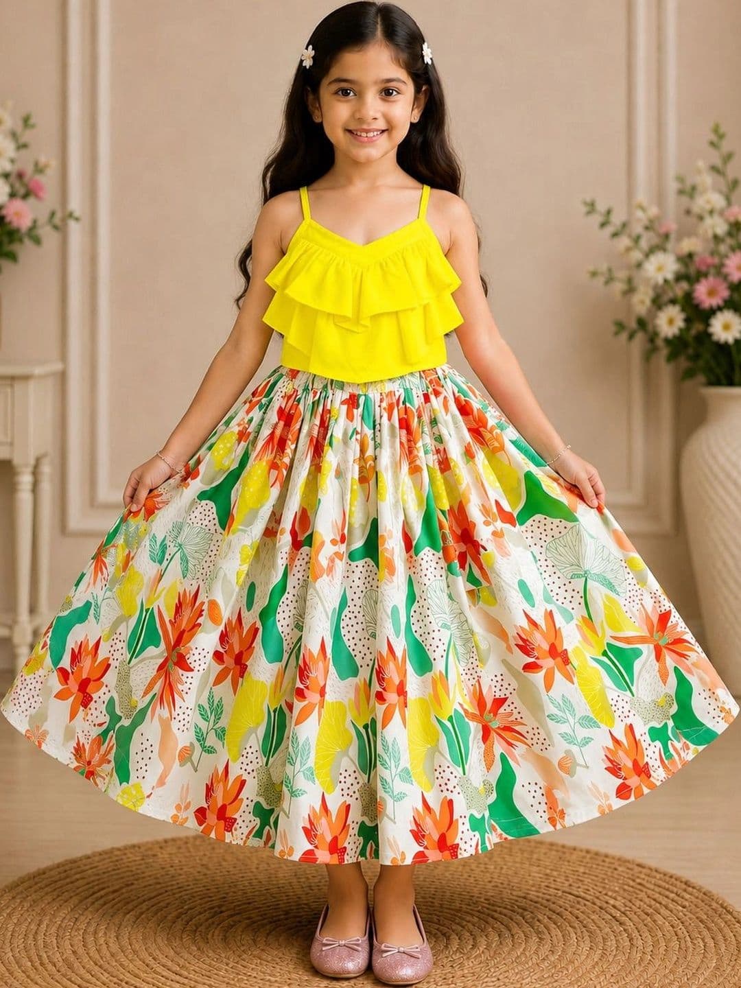 KALINI Girls Ready to Wear Lehenga & - view 1