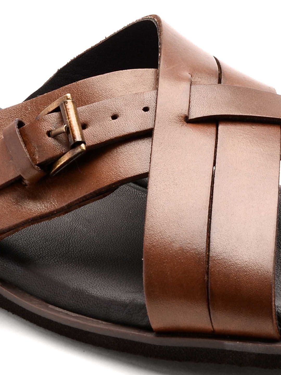 Ruosh Men Leather Comfort Sandals thumbnail 7