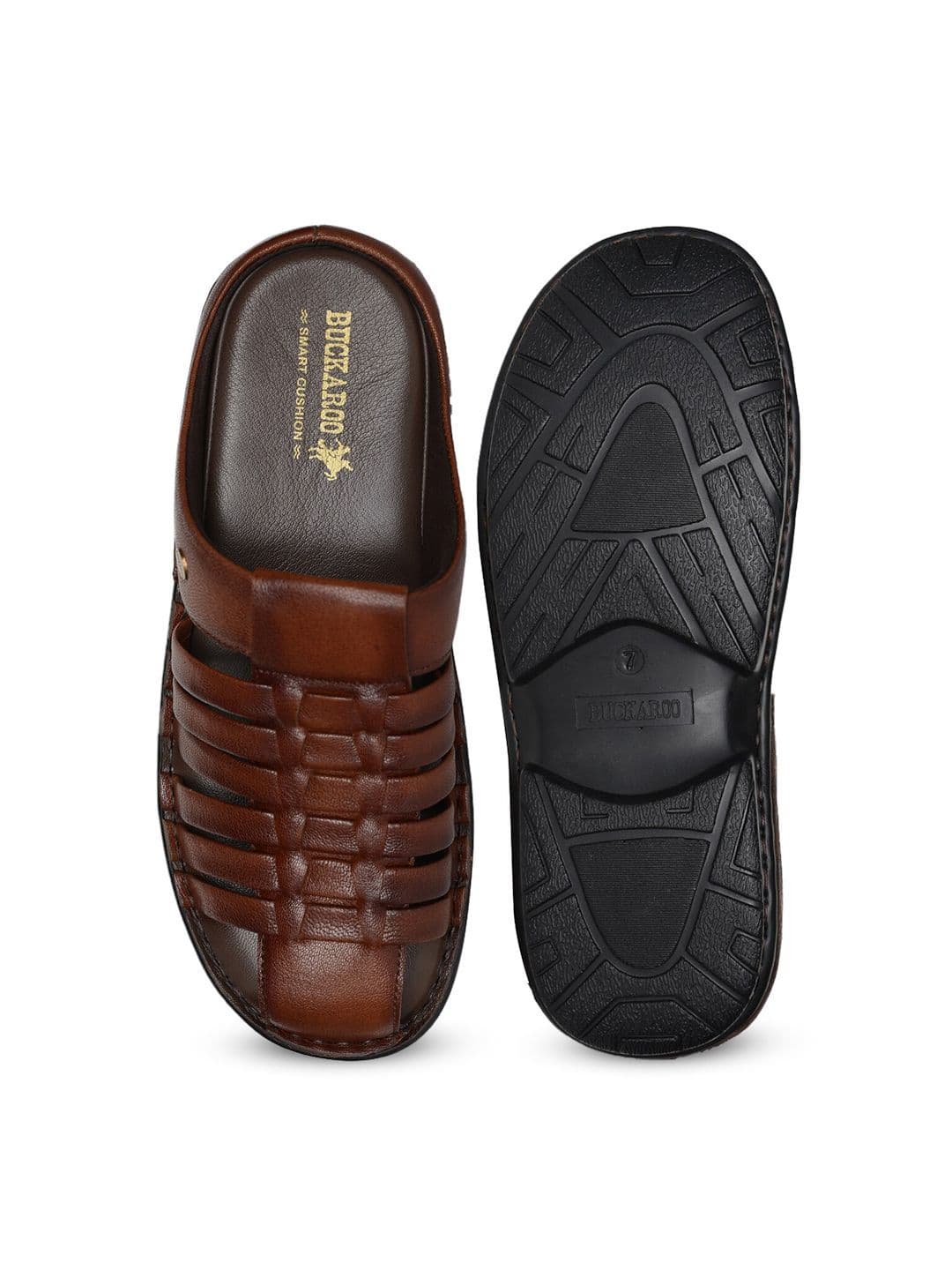 Buckaroo Men Leather Fisherman Sandals thumbnail 4