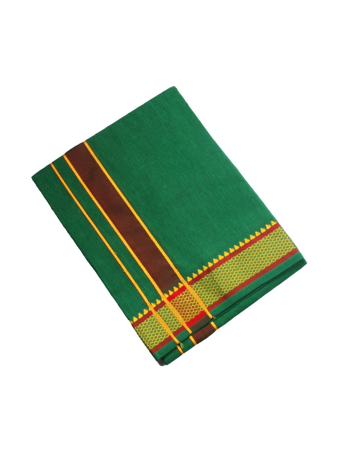 Tharunsha Elite Men Striped Cotton Dhoti Dhotis thumbnail 4