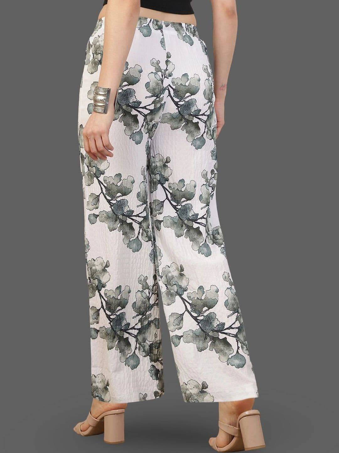 Moda Rapido X Gracit Women Floral Printed Palazzos thumbnail 5