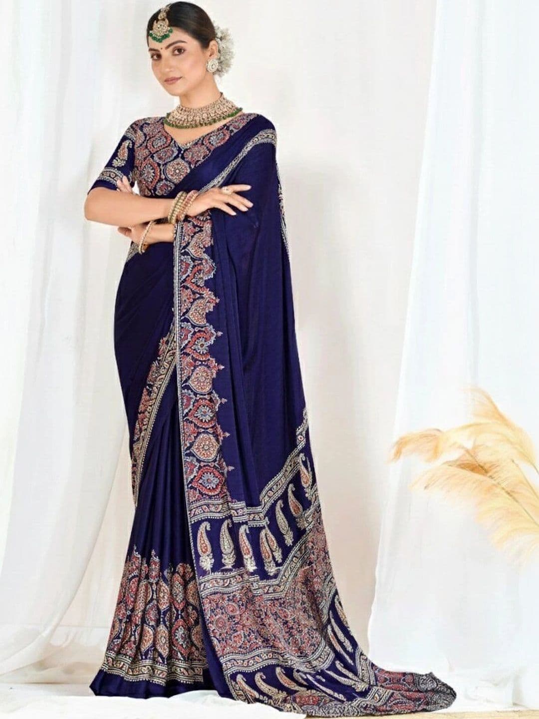 NARIVESH TRENDS Art Silk Saree - view 1