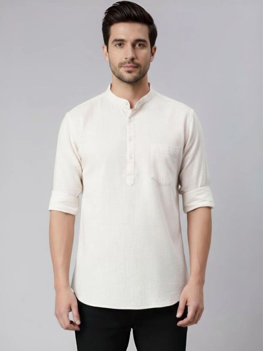 Kryptic Men Printed Kurta thumbnail 5