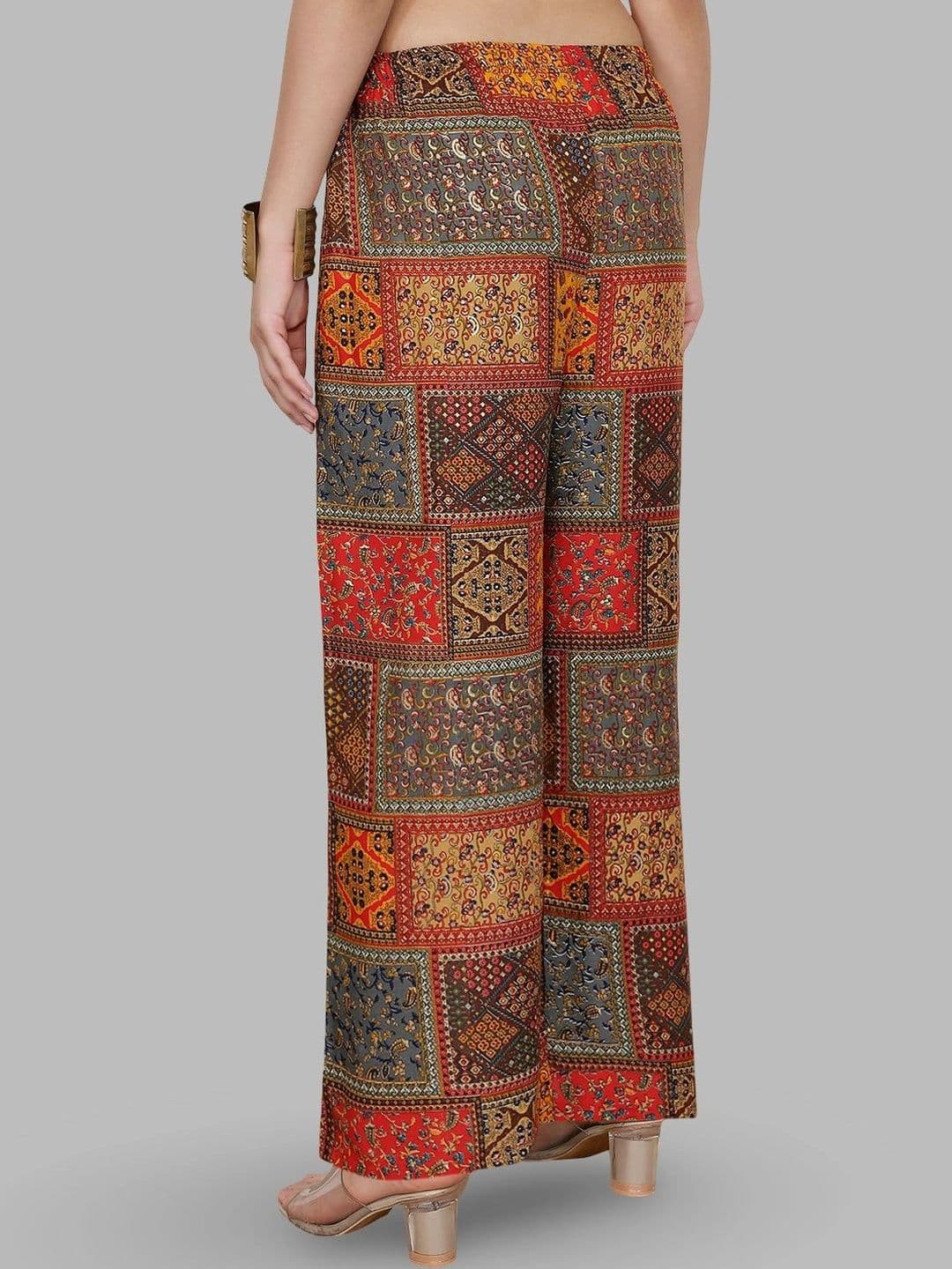 Moda Rapido X Gracit Women Ethnic Motifs Printed Ethnic Palazzos thumbnail 4