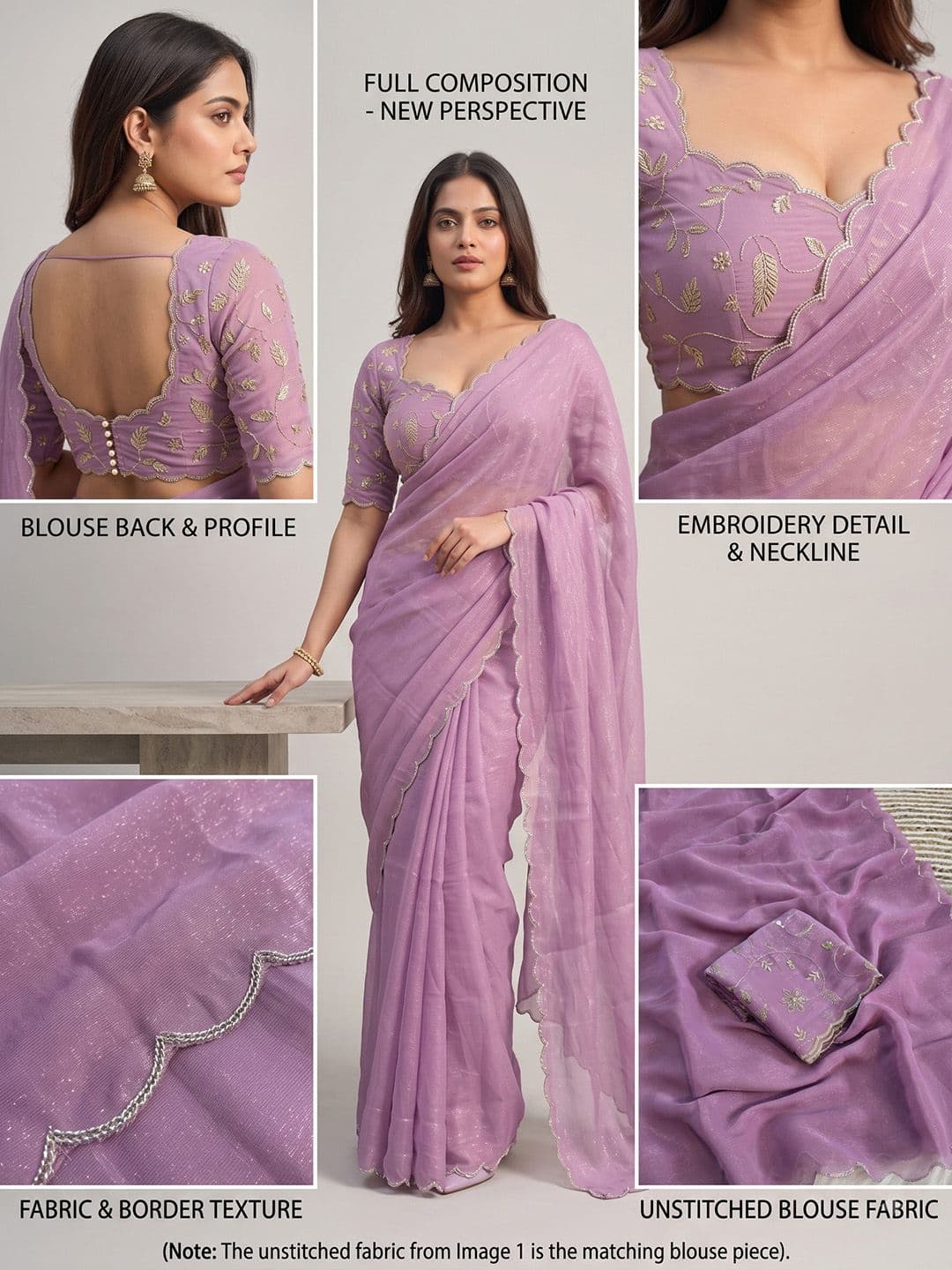 Shreevally Embroidered Organza Designer Saree thumbnail 4