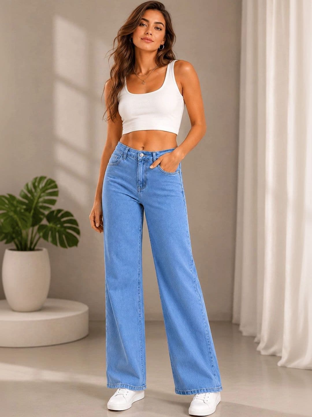 cnw Women Straight Fit Mid-Rise Jeans - view 1