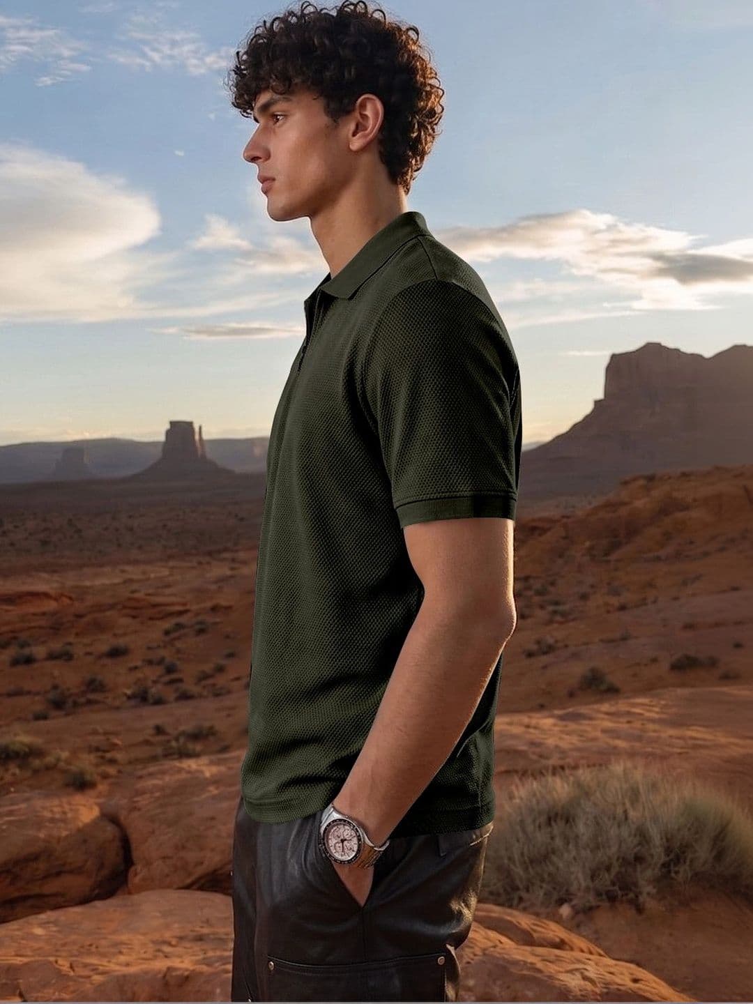 FTX Men Polo Collar T-shirt thumbnail 4
