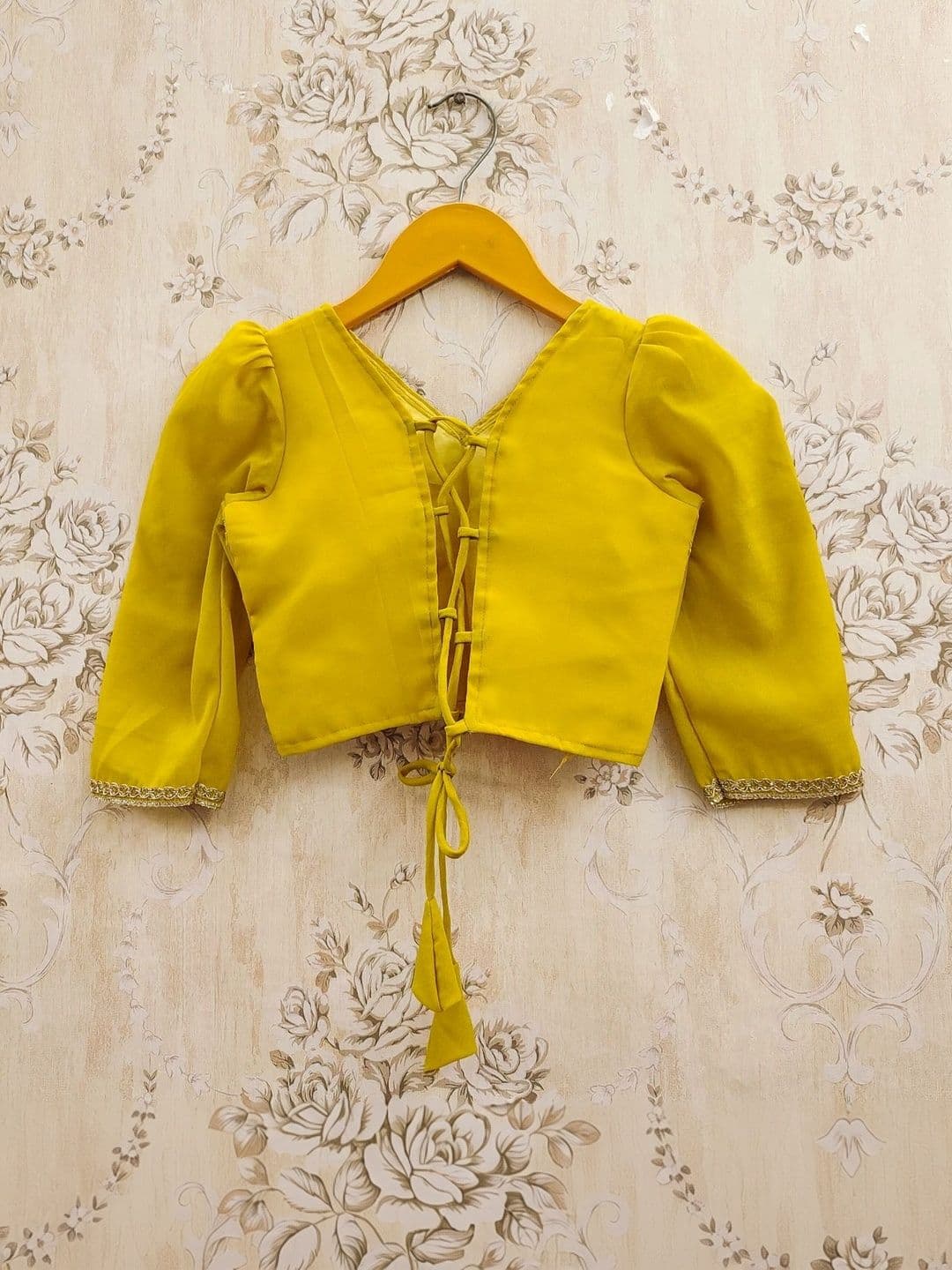 KALINI Girls Embroidered Thread Work Ready to Wear Lehenga & thumbnail 6