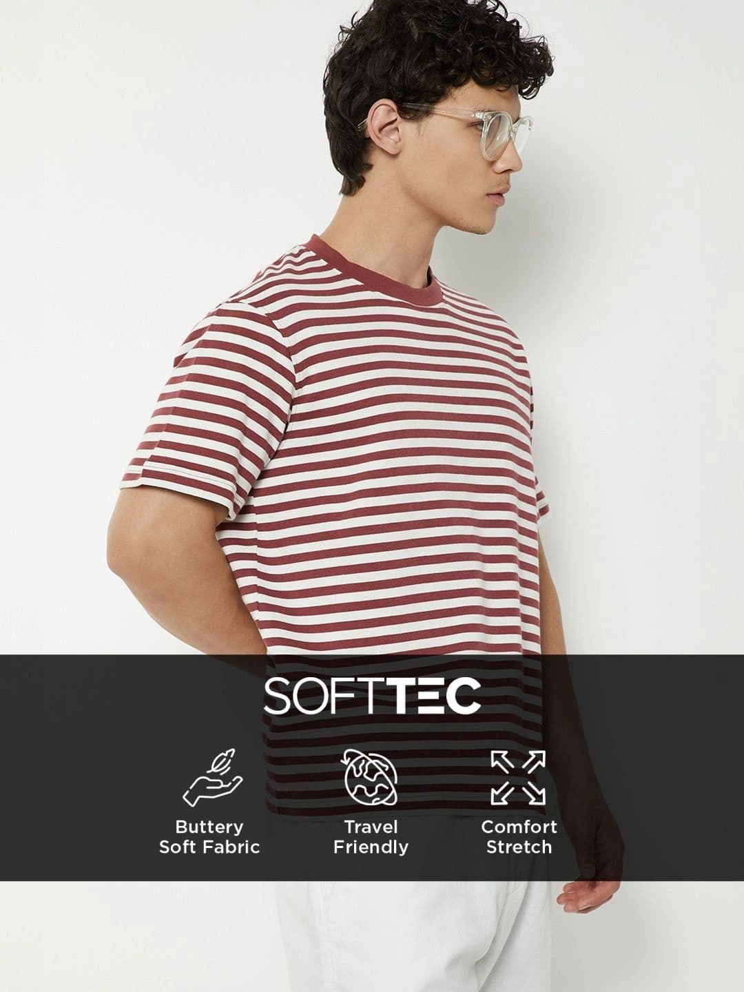 max Men Striped T-shirt thumbnail 3