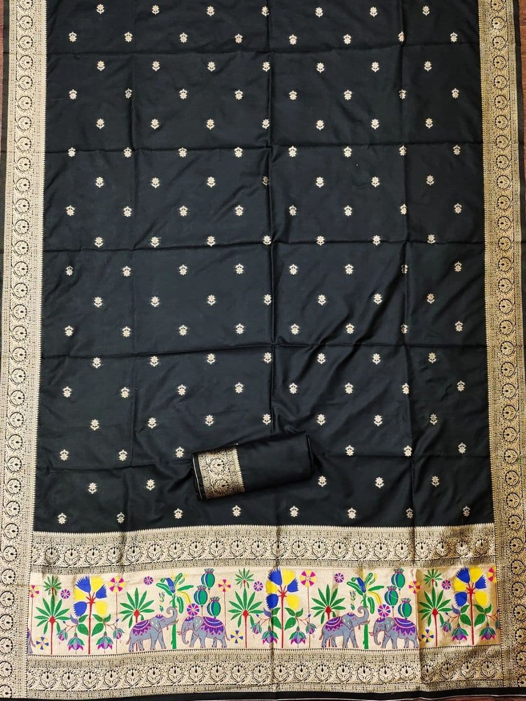 Dhaaga Ghar Pure Silk Unstitched Dress Material thumbnail 3