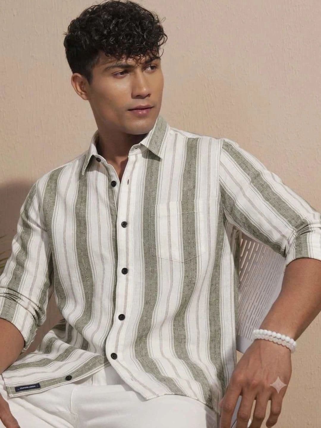 HEMS TRENDS Men Classic Striped Casual Shirt - view 1