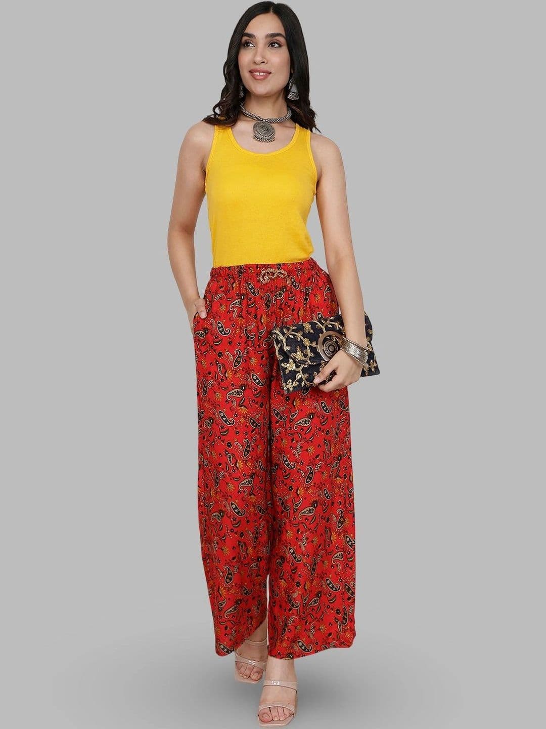 Moda Rapido X Gracit Women Paisley Printed Ethnic Palazzos thumbnail 4