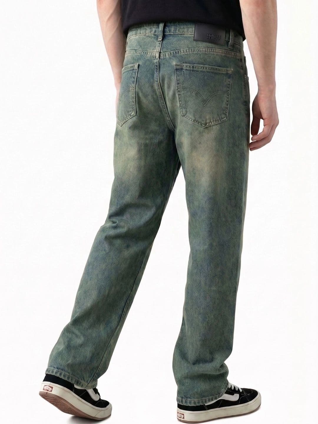 HERE&NOW Men Relaxed Fit Mid-Rise Stretchable Jeans thumbnail 8