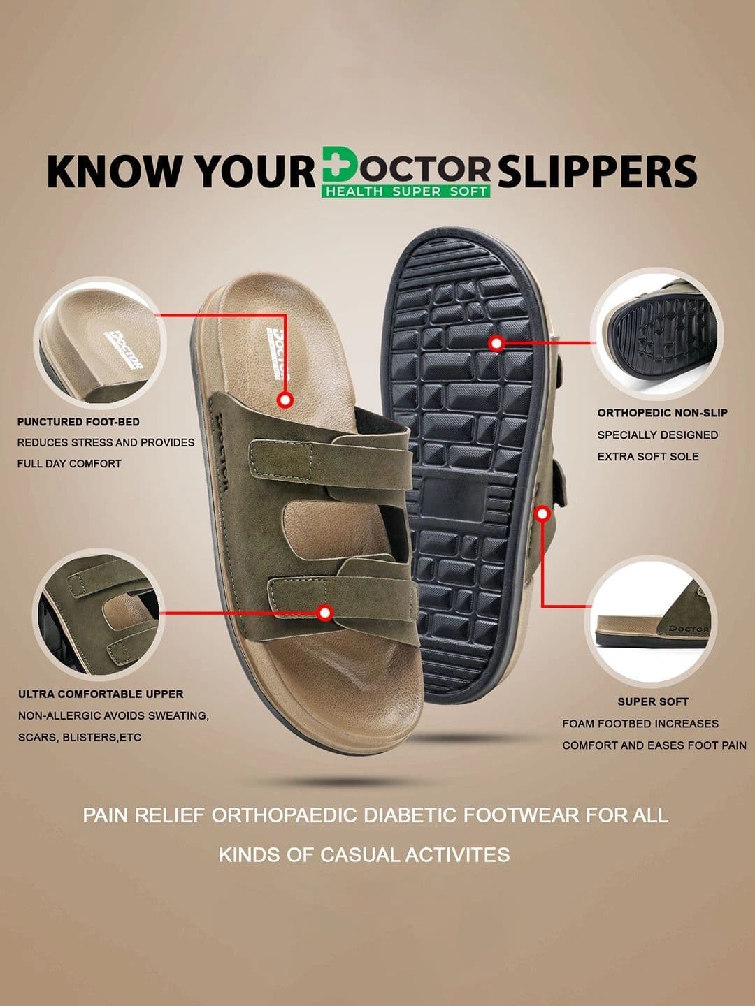 DOCTOR HEALTH SUPER SOFT Men Sliders thumbnail 5