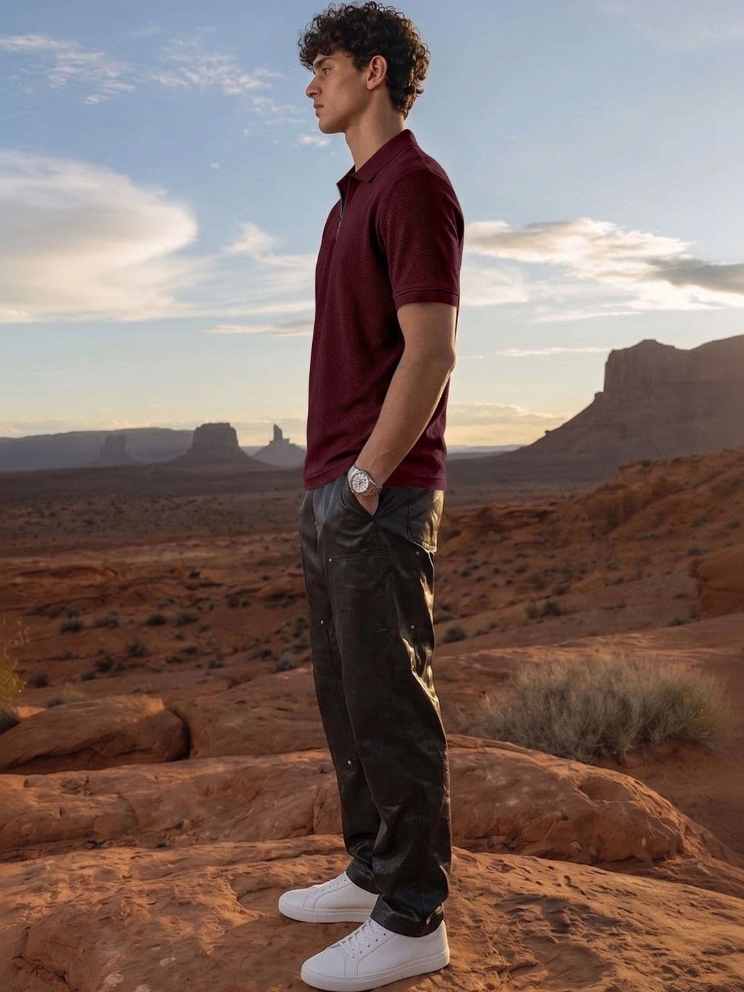 FTX Men Polo Collar T-shirt thumbnail 3