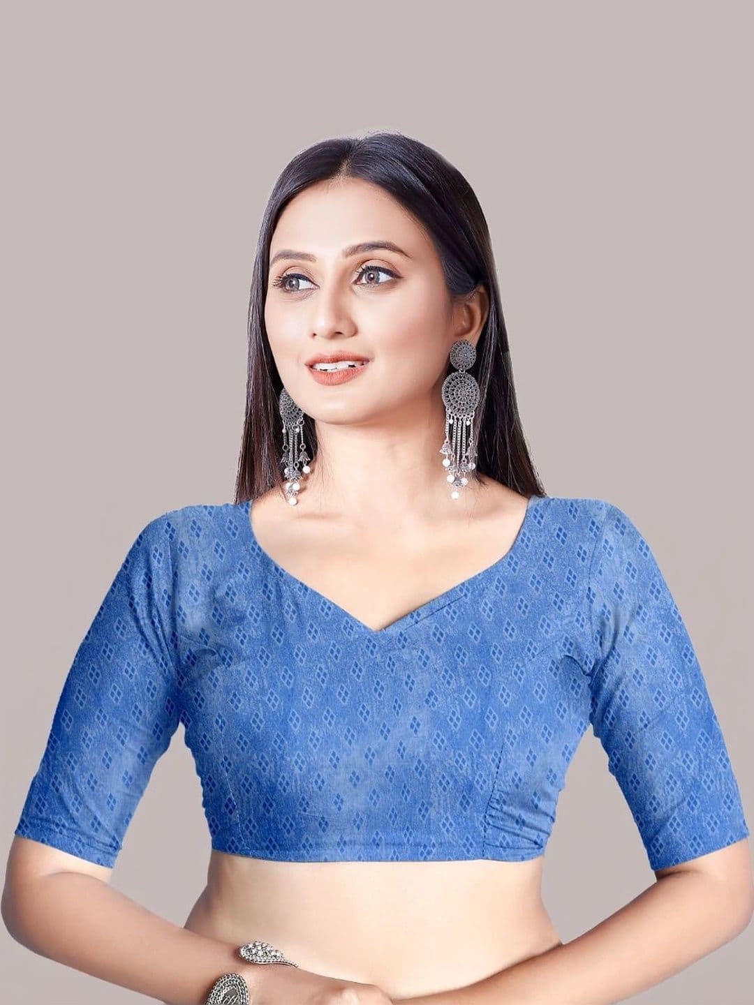 NARIVESH TRENDS Poly Georgette Saree thumbnail 7