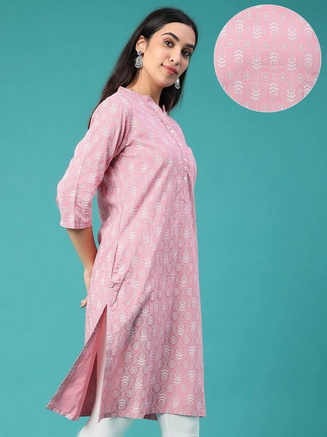 V-Mart Women Ethnic Motifs Printed Kurta thumbnail 5