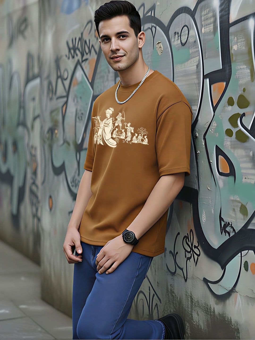 Moda Rapido Men Printed T-shirt thumbnail 3