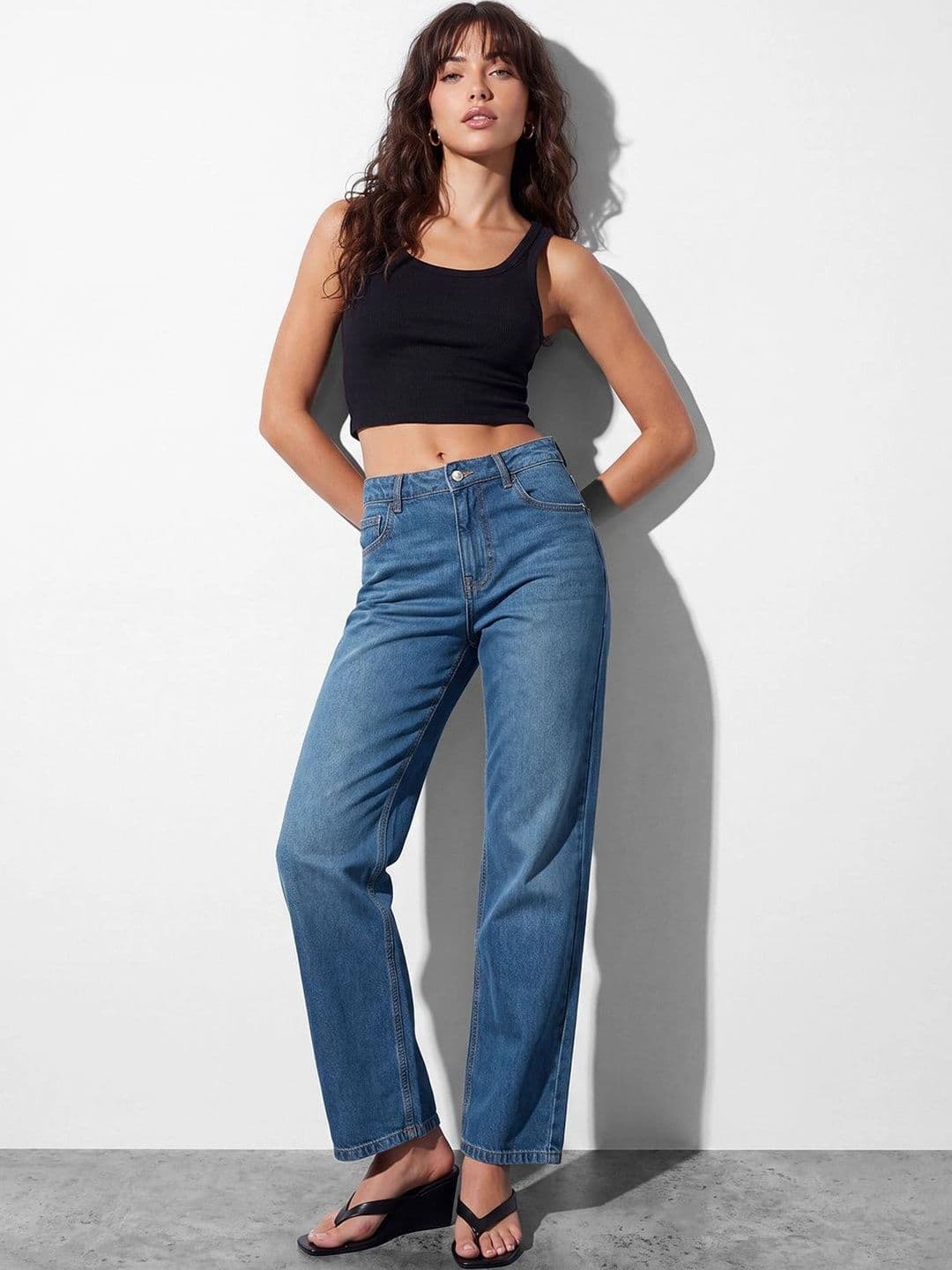 Ginger by Lifestyle Women Regular Fit High-Rise Stretchable Jeans thumbnail 4
