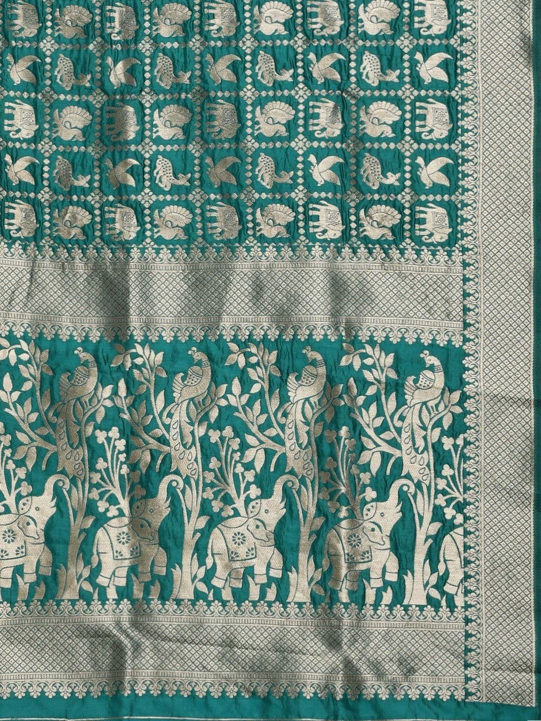 KALINI Woven Design Zari Art Silk Banarasi Saree thumbnail 3
