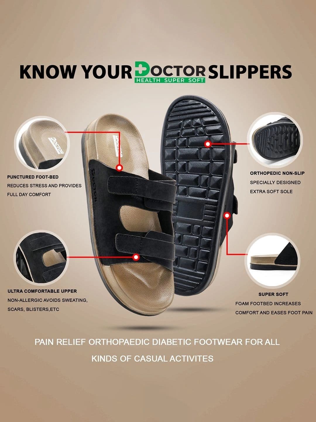 DOCTOR HEALTH SUPER SOFT Men Sliders thumbnail 2