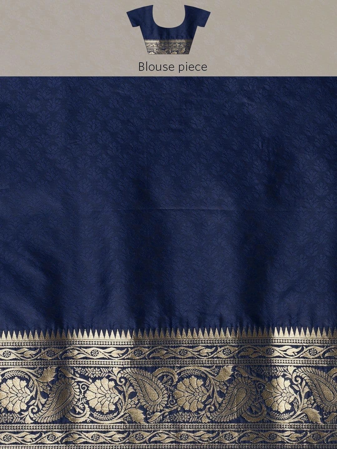 KALINI Floral Zari Art Silk Banarasi Saree thumbnail 7