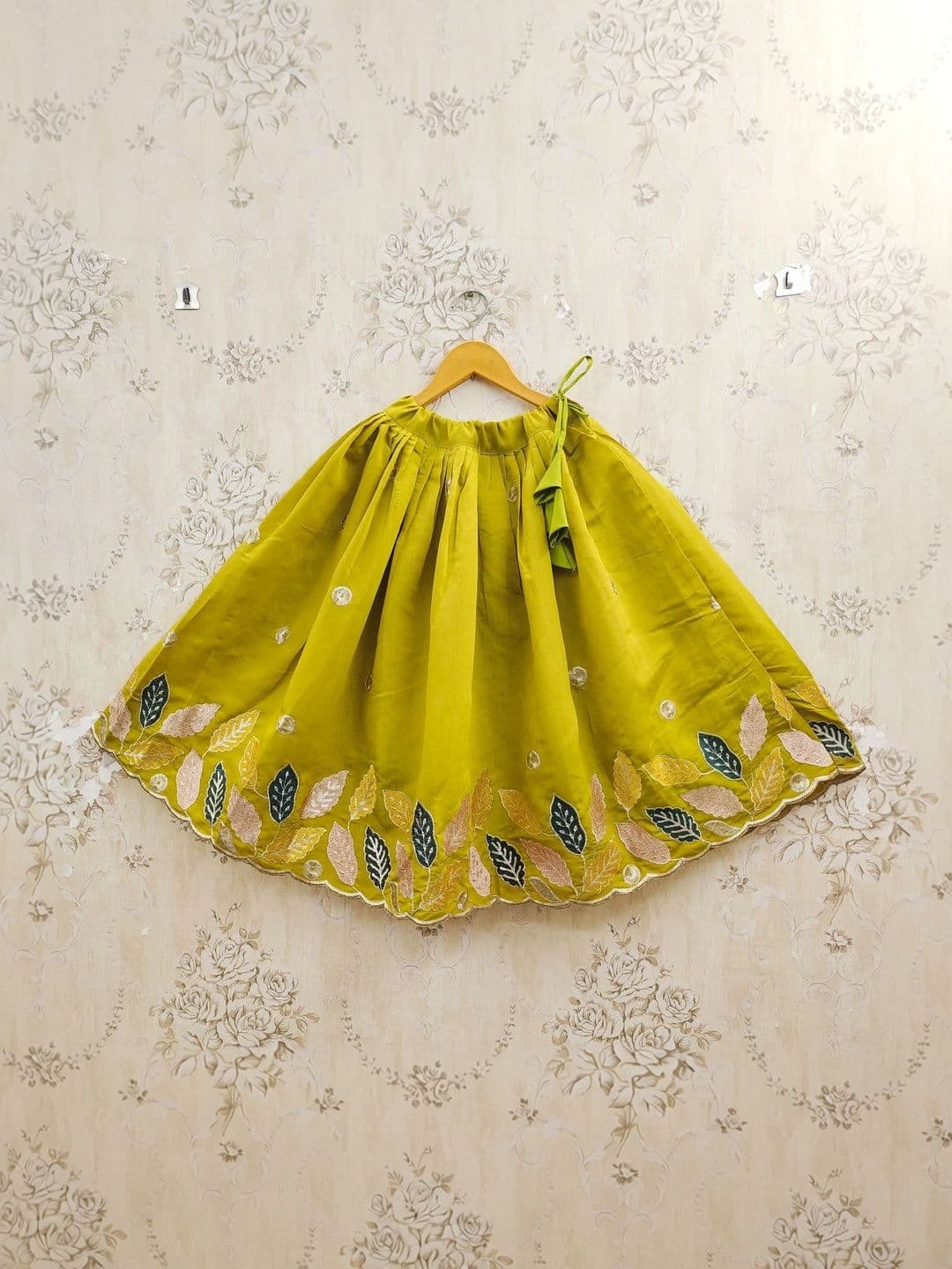 KALINI Girls Embellished Sequinned Ready to Wear Lehenga & thumbnail 3
