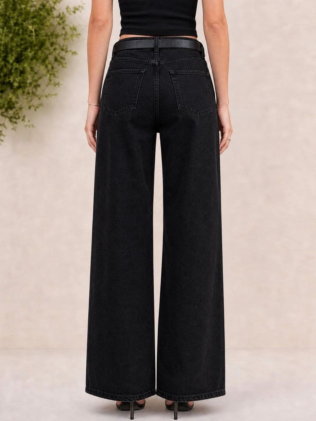 The Roadster Lifestyle Co High-Rise Wide Leg Jeans thumbnail 4