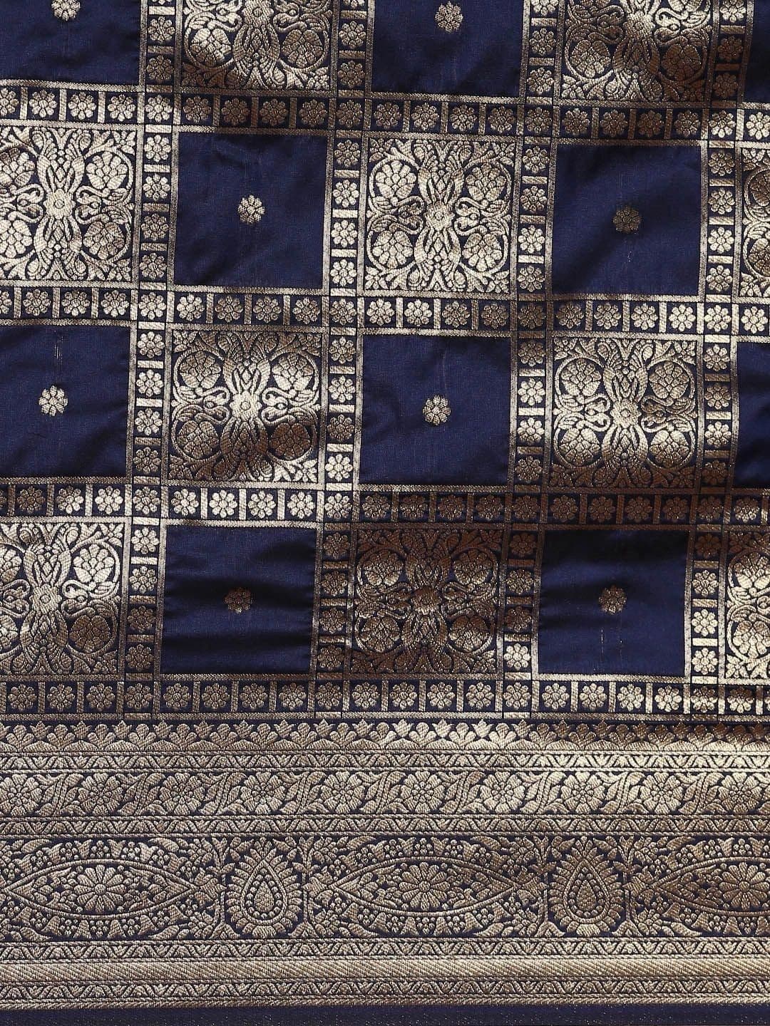 KALINI Woven Design Zari Art Silk Banarasi Saree thumbnail 5