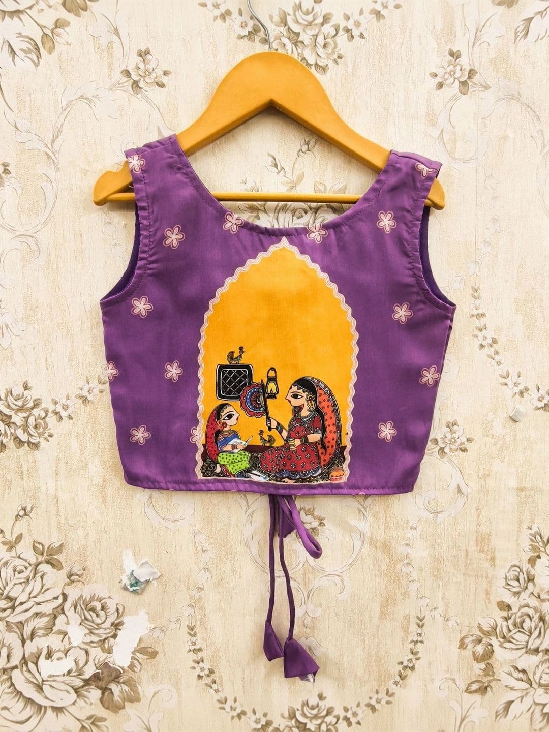 KALINI Girls Printed Ready to Wear Lehenga & thumbnail 2