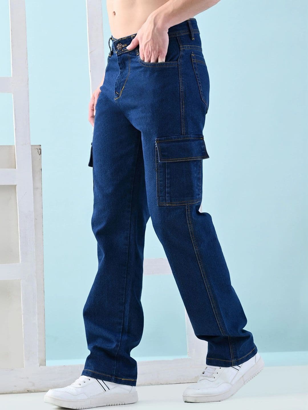 Metronaut Men Classic Regular Fit Mid-Rise Stretchable Jeans - view 1