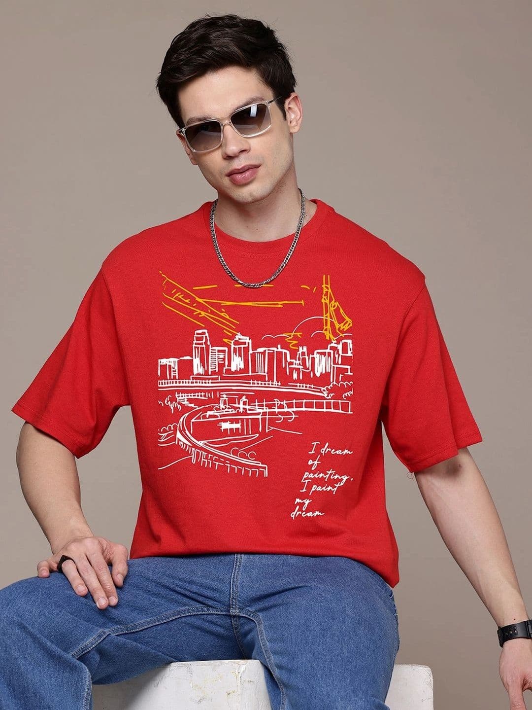 Moda Rapido Men Printed T-shirt thumbnail 5