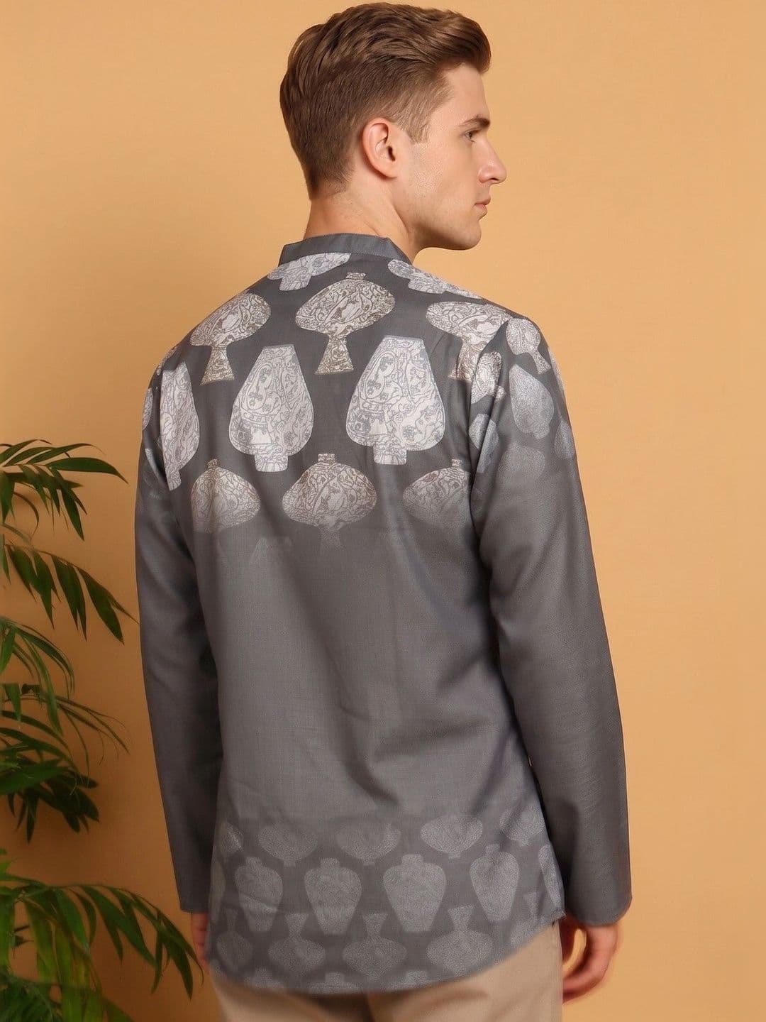 Anouk Men Ethnic Motifs Printed Kurta thumbnail 6