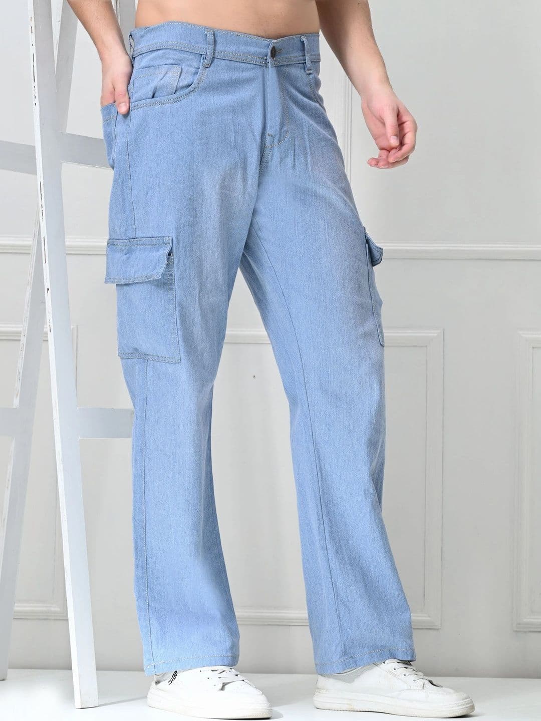 Metronaut Men Classic Regular Fit Mid-Rise Stretchable Jeans thumbnail 2
