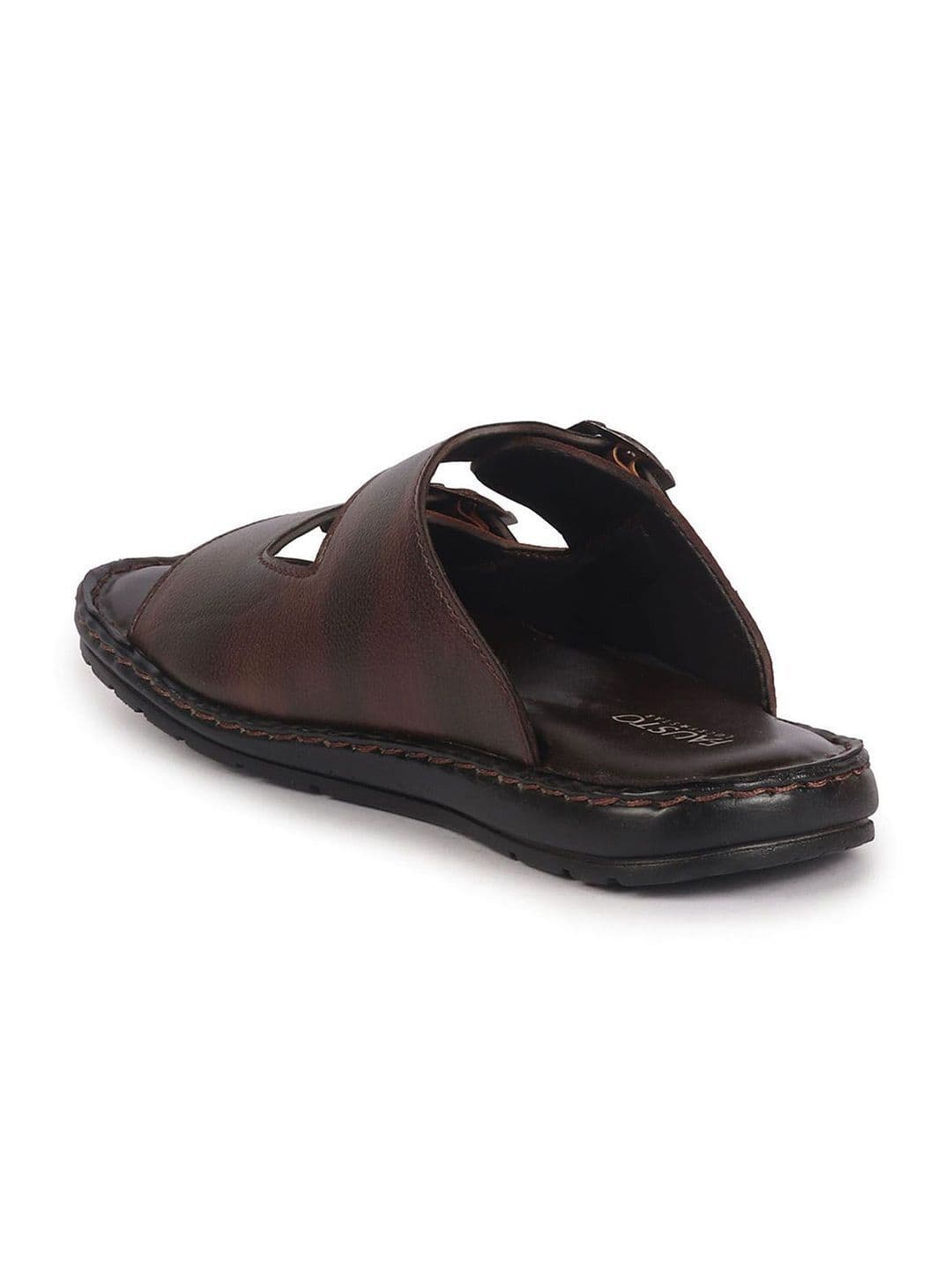 FAUSTO Men PU Comfort Sandals With Buckle Details thumbnail 4
