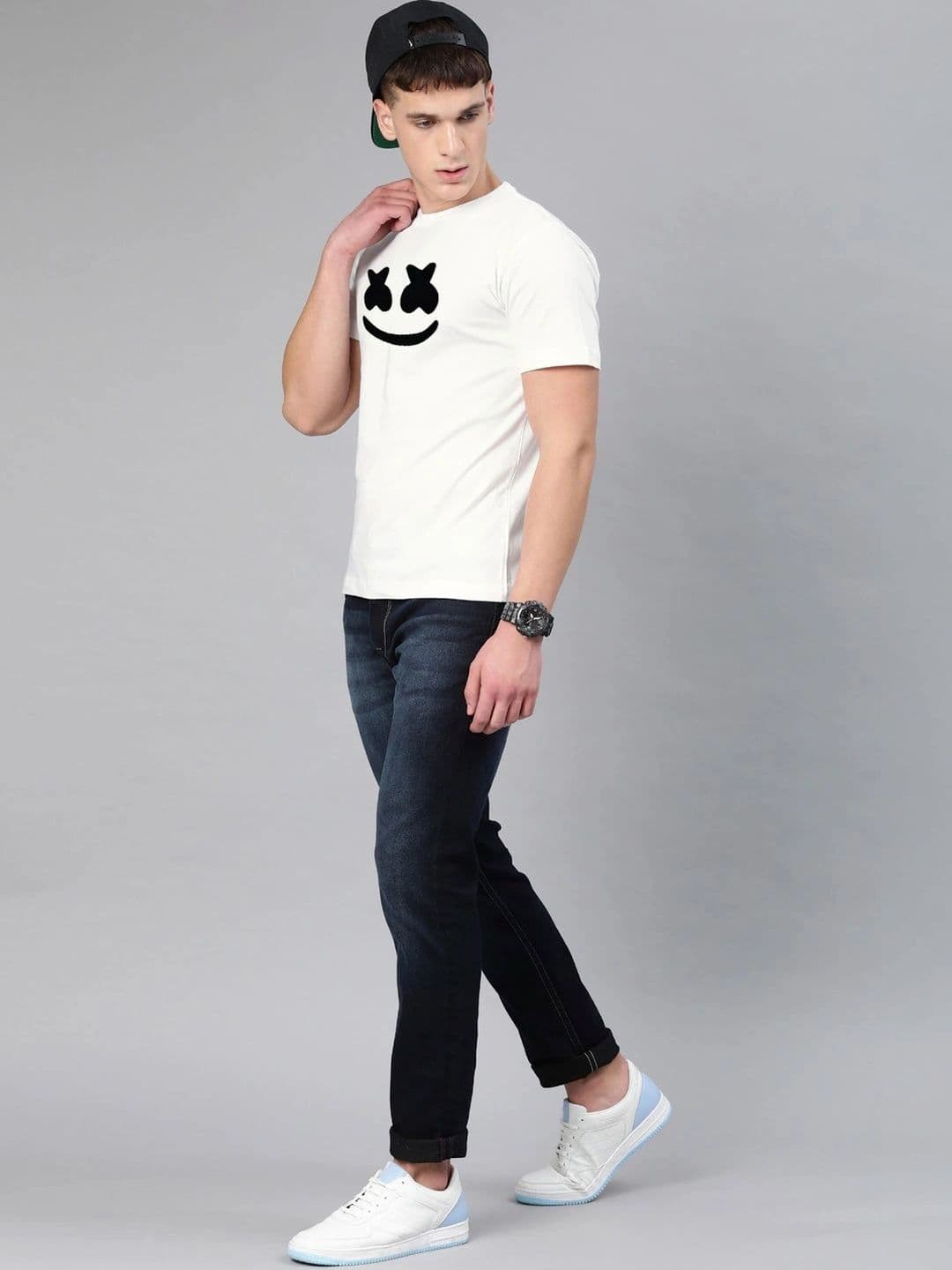 Moda Rapido X Organic Chics Men Printed Bio Finish T-shirt thumbnail 4