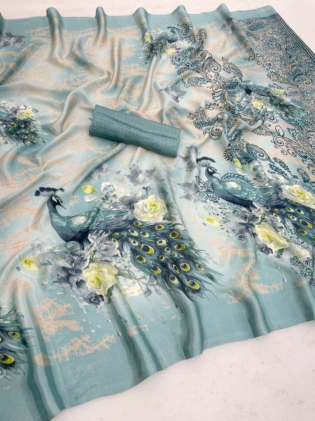 Anouk Art Silk Designer Saree thumbnail 2