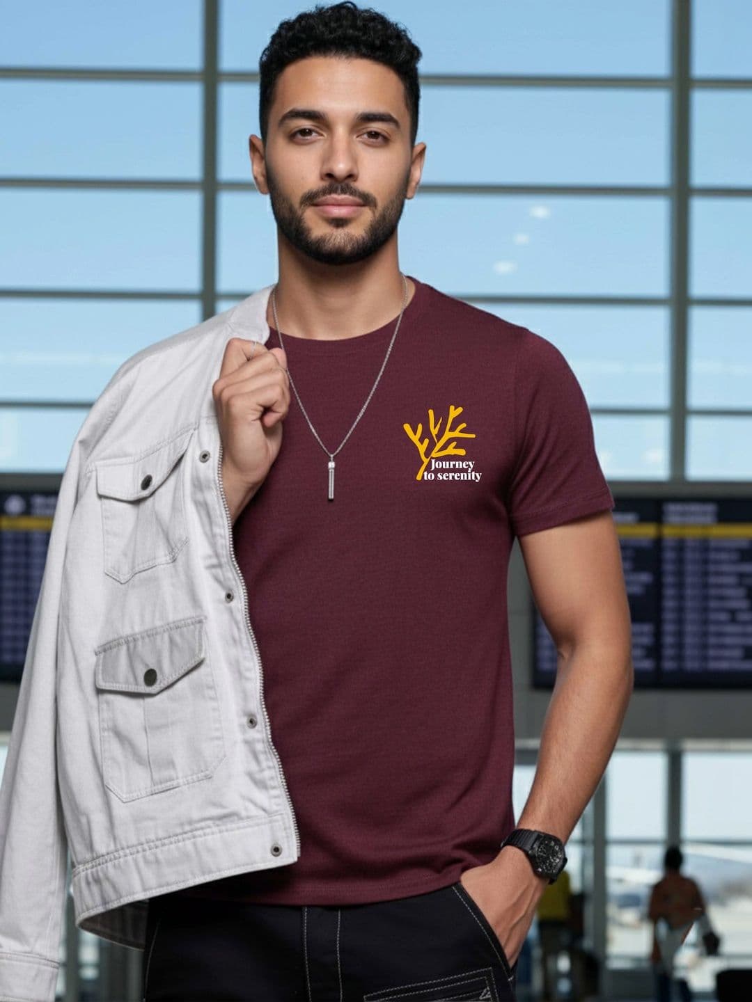 Moda Rapido Men Typography Printed T-shirt - view 1