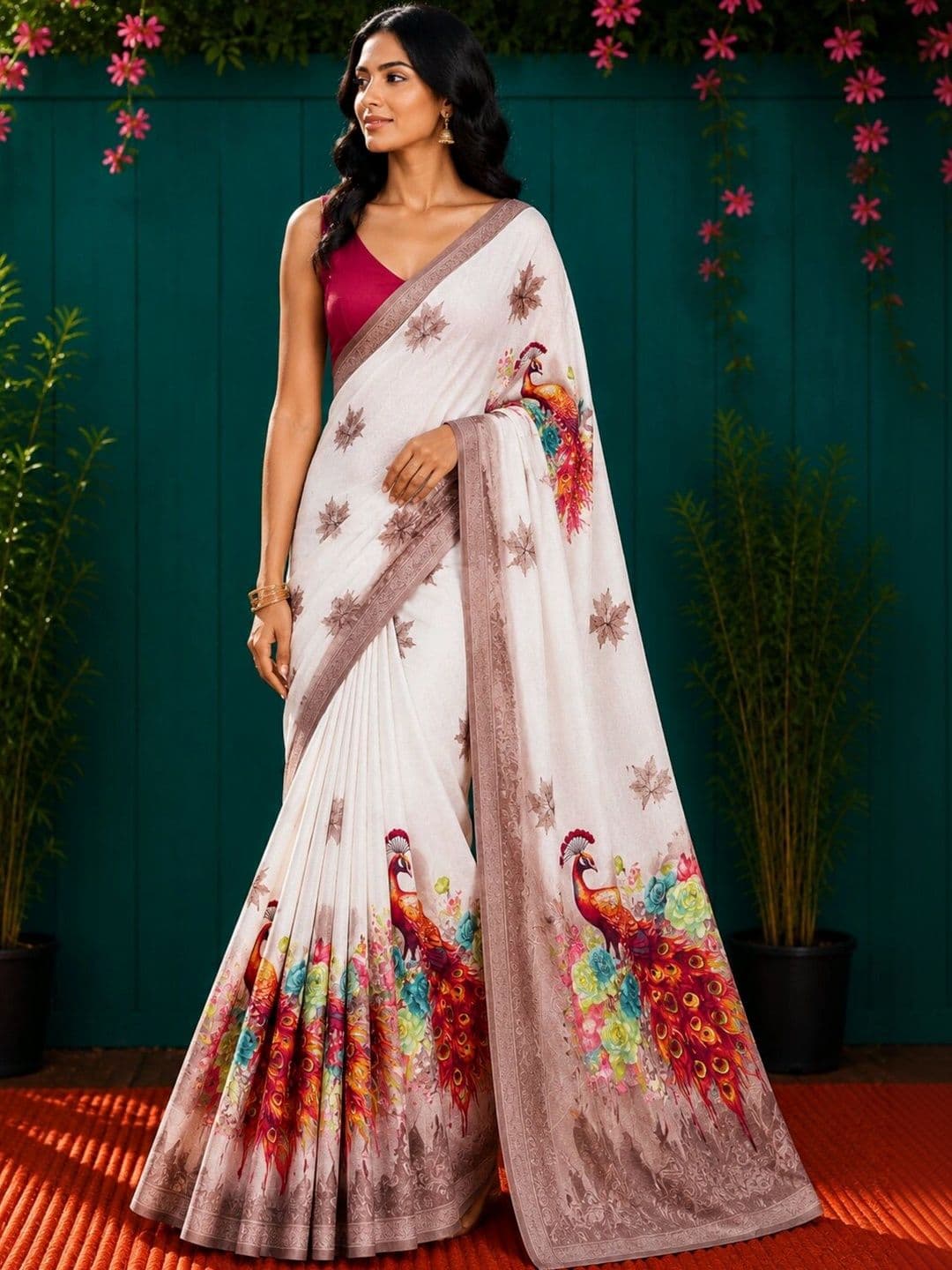 Anouk Women Art Silk Designer Saree - view 1