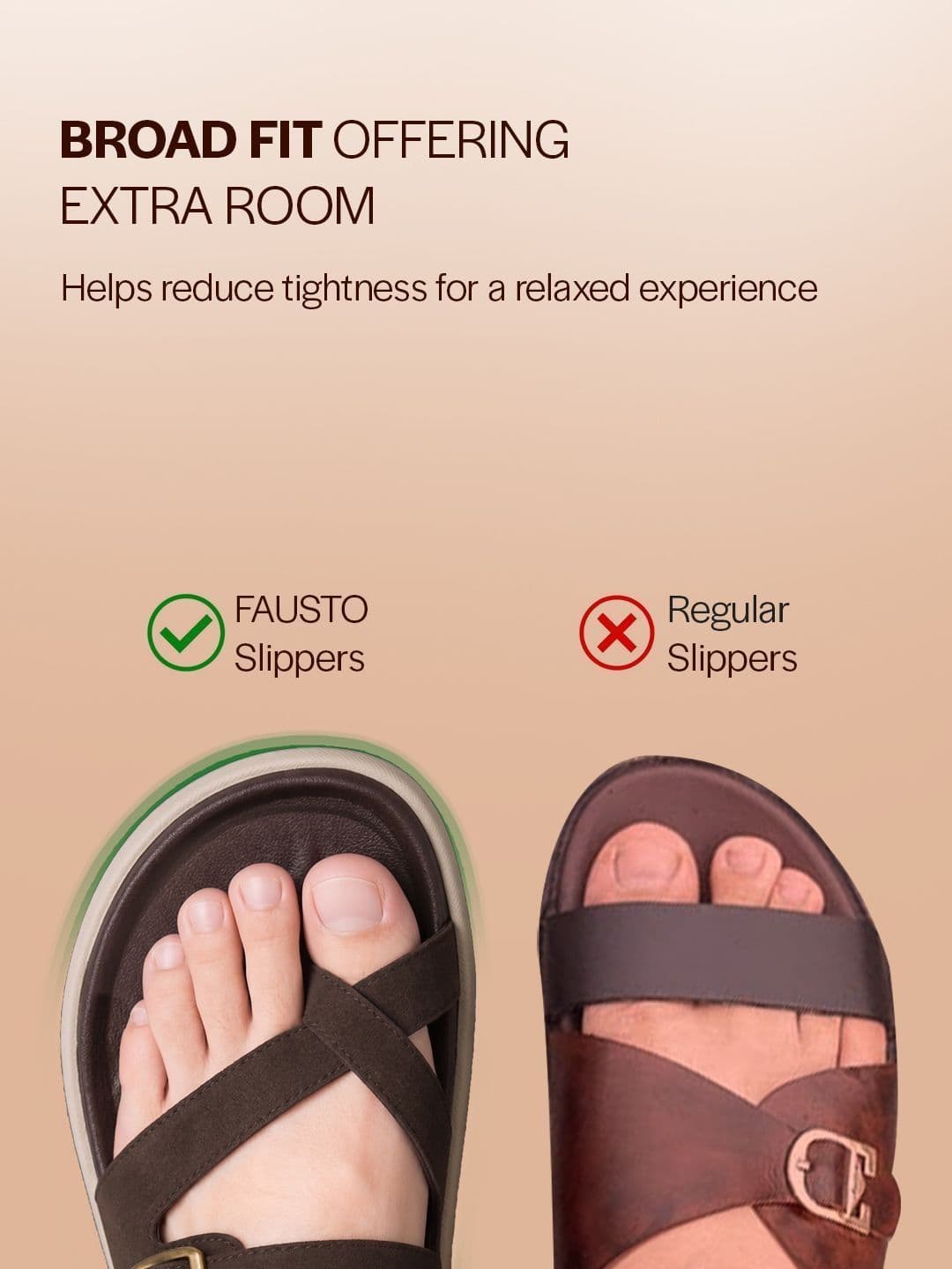 FAUSTO Men Toe Ring Buckle Strap Side Stitched Waterproof Comfort Sandals thumbnail 7