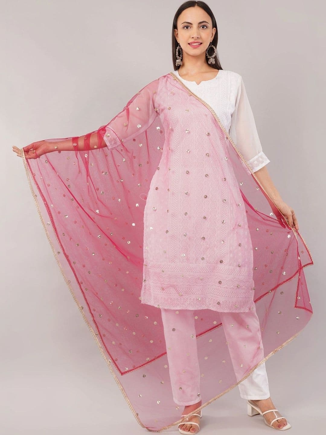 IVAARA Dupatta with Sequinned - view 1