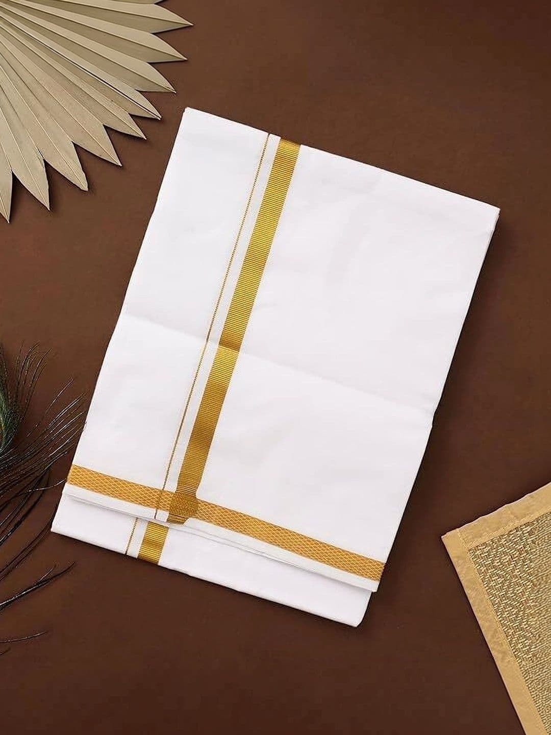 Banarasi Poshak Men Cotton Dhoti Dhotis thumbnail 4