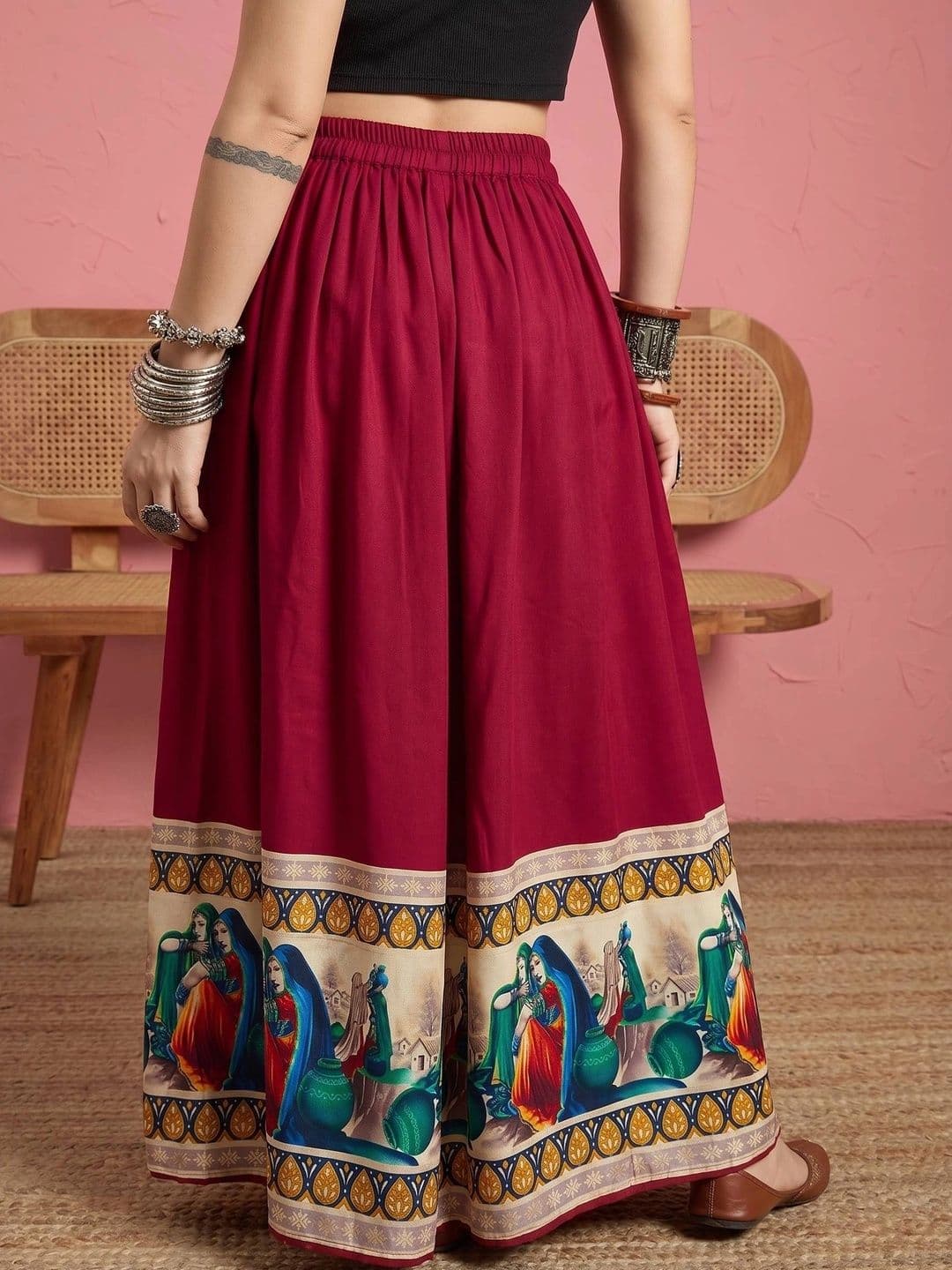 InWeave Women Maxi Flared Skirt thumbnail 2