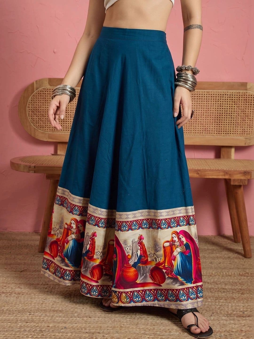 InWeave Women Maxi Flared Skirt - view 1